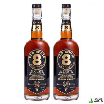Augusta Distillery Old Route 8 Year Old Bundle "Vintage Cherry Cola" 54.1% & "Hazelnut Lamington" 58.6% Cask Strength Kentucky Straight Bourbon Whiskey 2 x 750mL