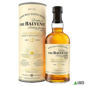 Balvenie 12 Year Old Golden Cask Rum Cask Finish Single Malt Scotch Whisky 700mL