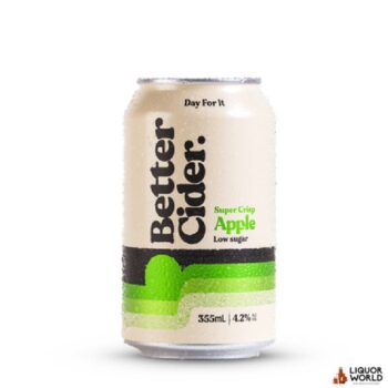 Better Beer Better Cider Super Crisp Apple Cider 355ml (24 Pack)