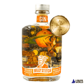 Billy Stitch Distillery Orange and Cassia Gin 750mL