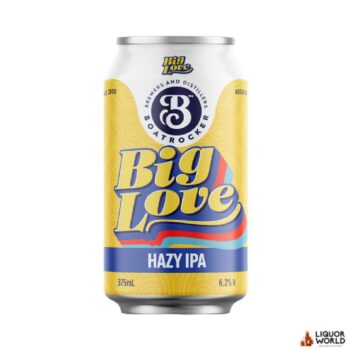 Boatrocker Big Love Hazy Ipa Craft Beer Cans 375ml (24 Pack)