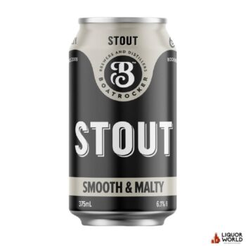 Boatrocker Stout Craft Beer Cans 375ml (24 Pack)