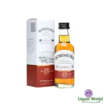 Bowmore 15 Year Old Darkest Sherry Cask Single Malt Scotch Whisky Glass Miniature 50mL