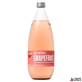 CAPI Grapefruit Non Alcoholic Flavoured Soda 750ml (12 Pack)