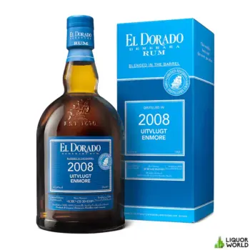 El Dorado 11 Year Old 2008 Uitvlugt Enmore Cask Strength Guyanese Rum 700mL