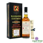 Glen Scotia 28 Year Old 1991 Blackadder Cask Strength Campbeltown Single Malt Scotch Whisky 700mL