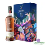 Glenfiddich 18 Year Old Limited Edition Design + Flask Single Malt Scotch Whisky 700mL