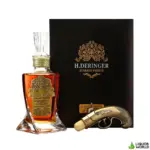 H. Deringer Small Batch Bourbon Whiskey Decanter + Gun Stopper Gift Set 750mL