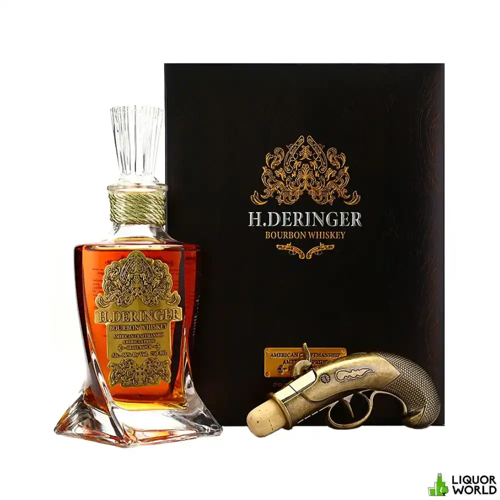 H.-Deringer-Small-Batch-Bourbon-Whiskey-Decanter-Gun-Stopper-Gift-Set-750mL.webp