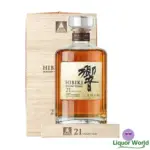 Hibiki 21 Year Old Mizunara Oak 100th Anniversary Edition Blended Japanese Suntory Whisky 700mL