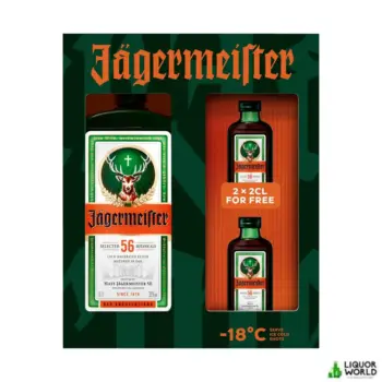 Jagermeister Herb Liqueur Gift Pack 700mL + 2 x Miniature 20mL