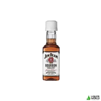 Jim Beam White Label Kentucky Bourbon Whiskey Miniature 50mL