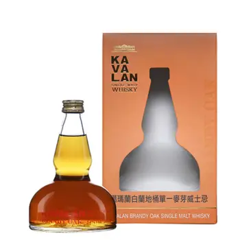 Kavalan Brandy Oak Alambic Cask Strength Single Malt Taiwanese Whisky Miniature 200mL
