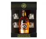 Licor 43 Liqueur with 4 Mini Beer Glass Gift Pack 700ml