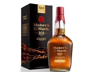 Makers Mark 101 Proof Kentucky Straight Bourbon Whisky 1L