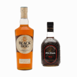 Old Monk 7YO Rum + Black Dog Triple Gold Reserve Scotch – 2 Bottle Combo