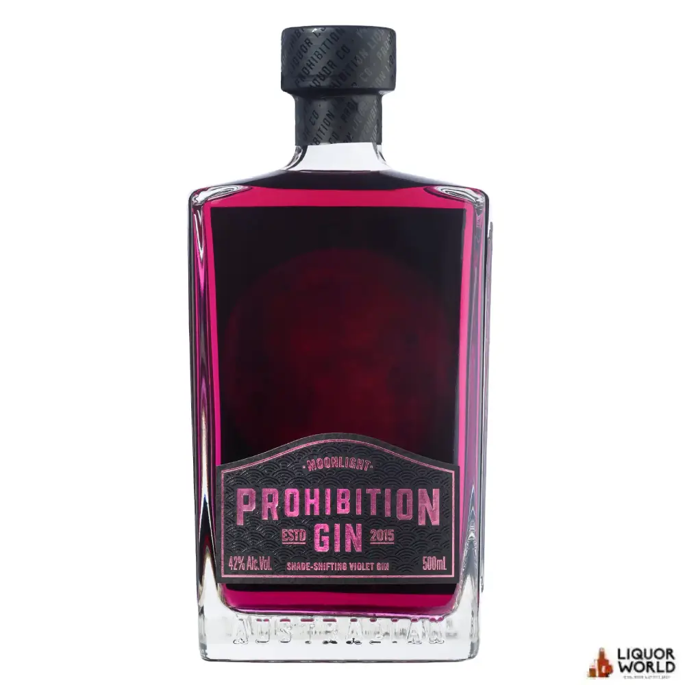 Prohibition Liquor Co Moonlight Gin 500ml Prohibition Liquor Co Moonlight Gin 500ml