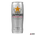 Sapporo Premium Beer Cans 650ml (12 Pack)