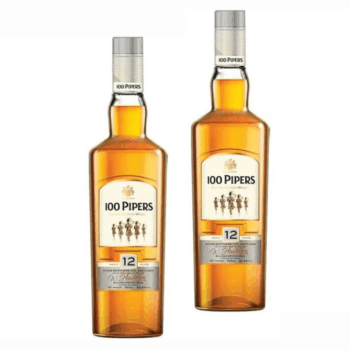 Seagram’s 100 Pipers 12 Year Old Blended Indian Whisky 750mL – 2 Bottle Combo
