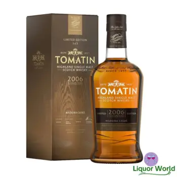 Tomatin 15 Year Old Madeira Casks Portuguese Collection Single Malt Scotch Whisky 700mL