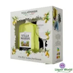Villa Massa Limoncello Lemon Liqueur + 1 Glass Gift Pack 500mL