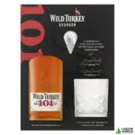 Wild Turkey 101 Old Fashioned Cocktail Kit + Glass Gift Set Kentucky Straight Bourbon Whiskey 700mL