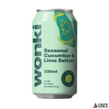 Wonki Cucumber And Lime Cans 330ml (24 Pack)