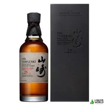 Yamazaki 25 Year Old Mizunara Single Malt Japanese Whisky 700mL