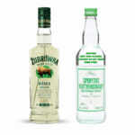 Zubrowka Bison Grass Vodka 700mL + Polmos Spirytus Rectified Spirit 500mL – 2 Bottle Pack