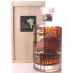 Hibiki 21 Year Old Mount Fuji Kacho Fugetsu - Wooden Box -  Limited Edition - 2014
