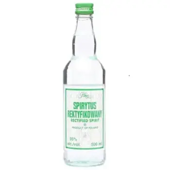 Polmos Spirytus Rektykiowany (Rectified Spirit) Polish Pure Spirit Vodka (500ml)