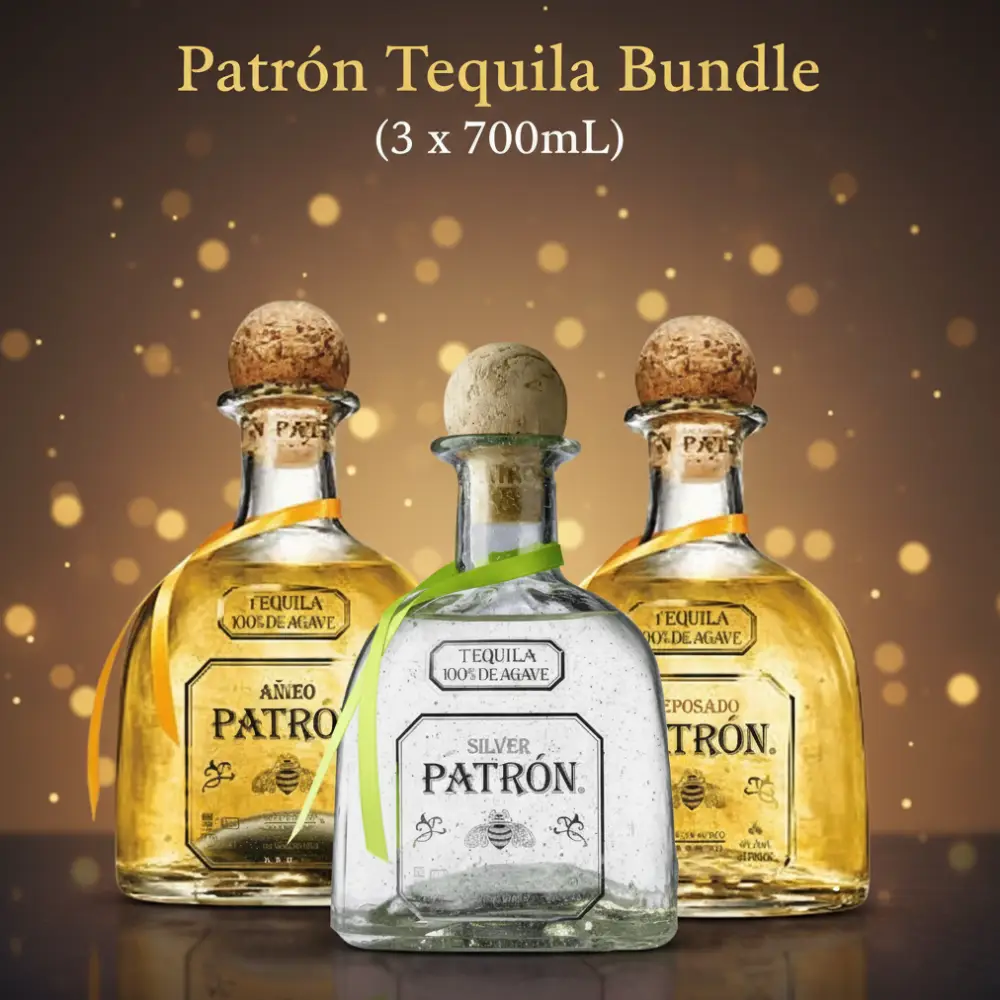 Patron Tequila Bundle (3 x 700mL) 2 Patron Tequila Bundle (3 x 700mL)