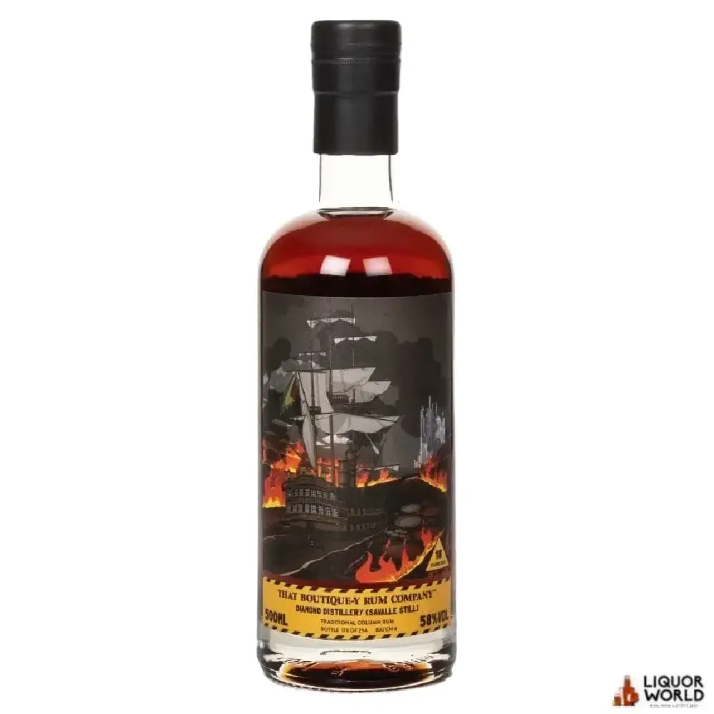 That Boutique-y Rum Company Diamond Distillery (Savalle Still) Batch 4 18 Year Old Rum 500ml That Boutique-y Rum Company Diamond Distillery (Savalle Still) Batch 4 18 Year Old Rum 500ml