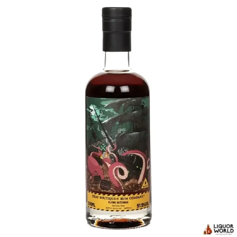 That Boutique-y Rum Company Flying Dutchman Batch 4 8 Year Old Pot Still Rum 500ml That Boutique-y Rum Company Flying Dutchman Batch 4 8 Year Old Pot Still Rum 500ml